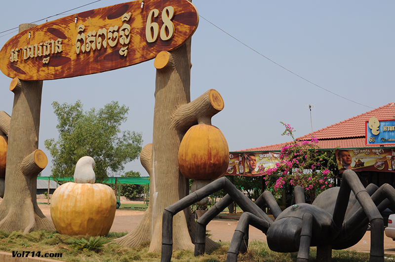 skun capitale de la mygale au Cambodge