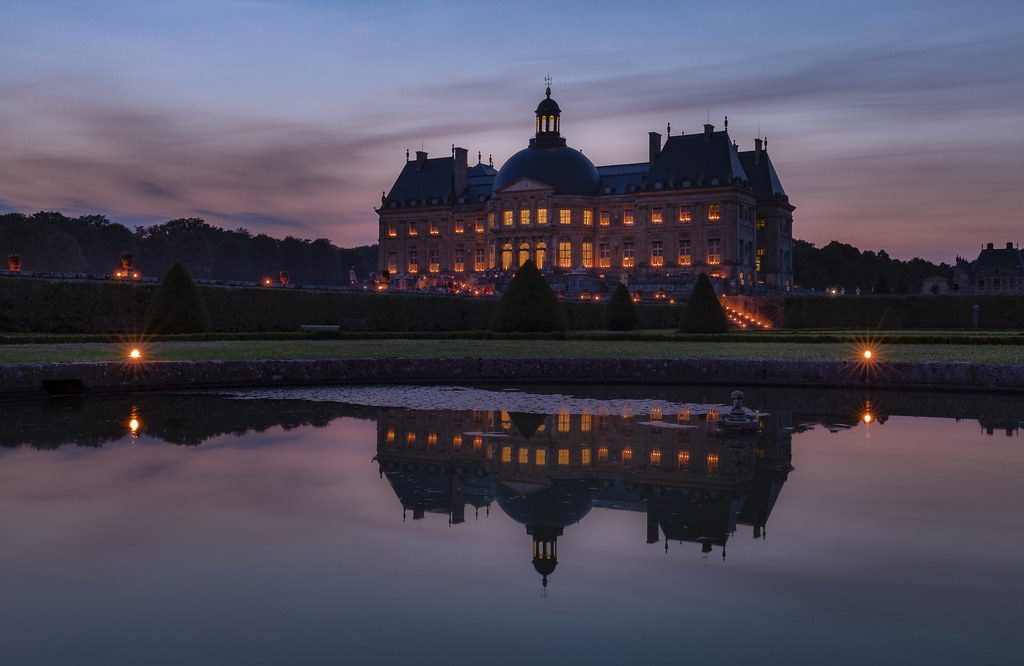 château vaux le vicomte chandelles