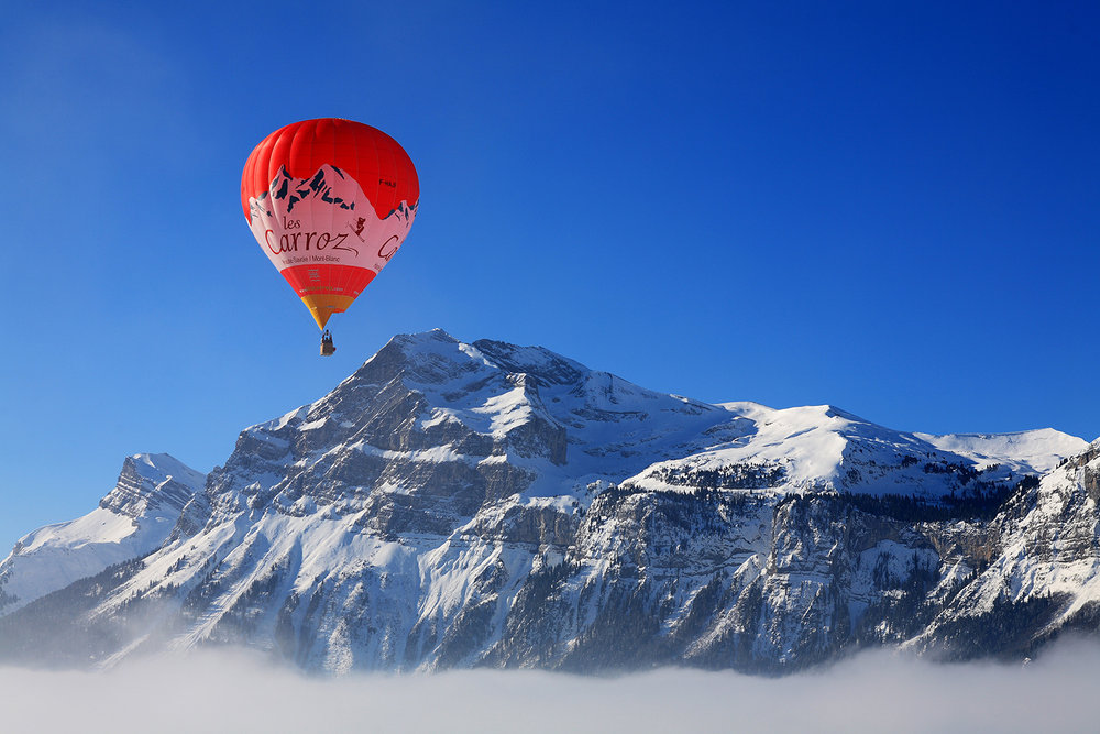 montgolfiere les carroz