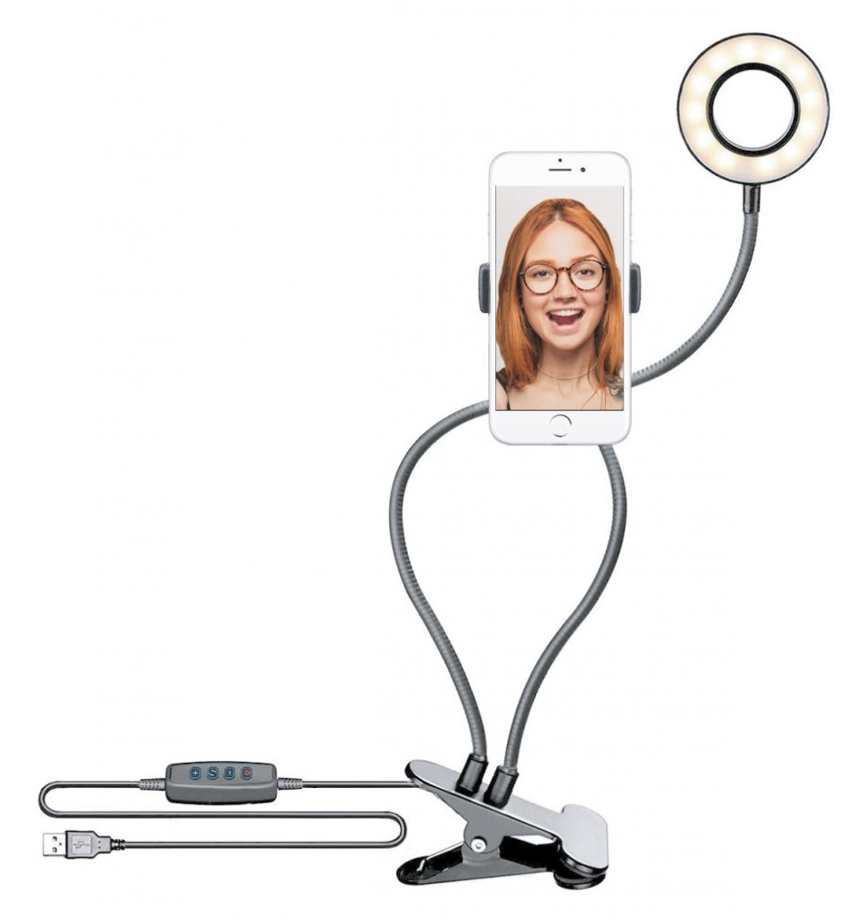 lampe et support flexible youtubeur