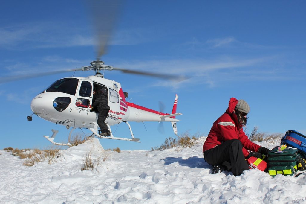 helicoptere megève