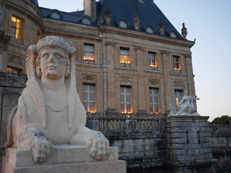 soirée chandelles bougie chateau vaux le vicomte