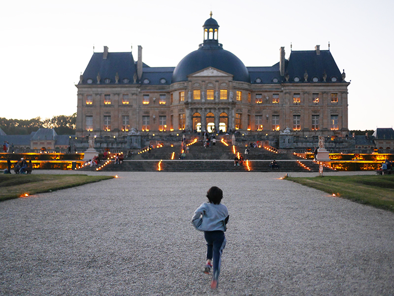 soirée chandelles bougie chateau vaux le vicomte