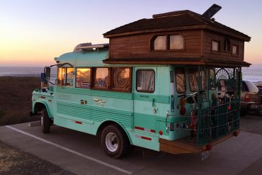 van insolite cabane en bois