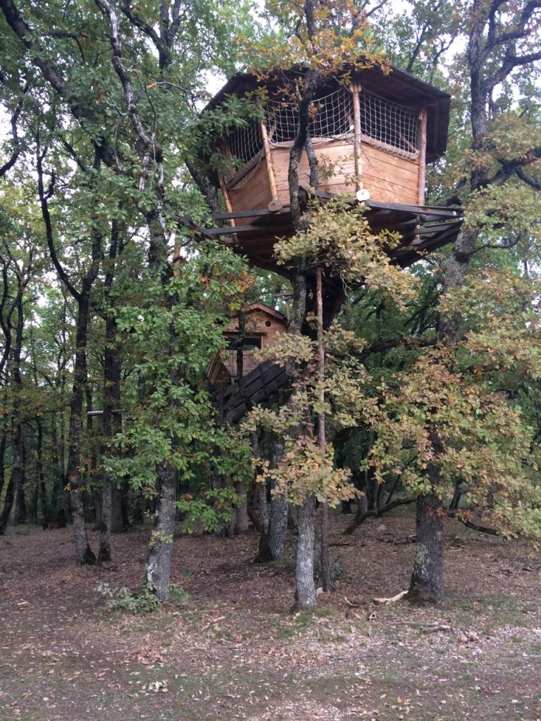 dormir cabane arbre drome