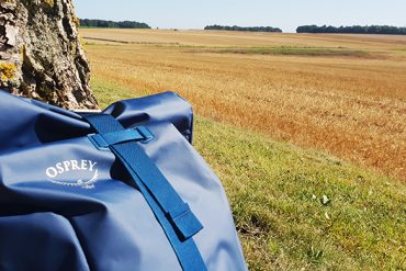 test sac à dos osprey transporter top roll