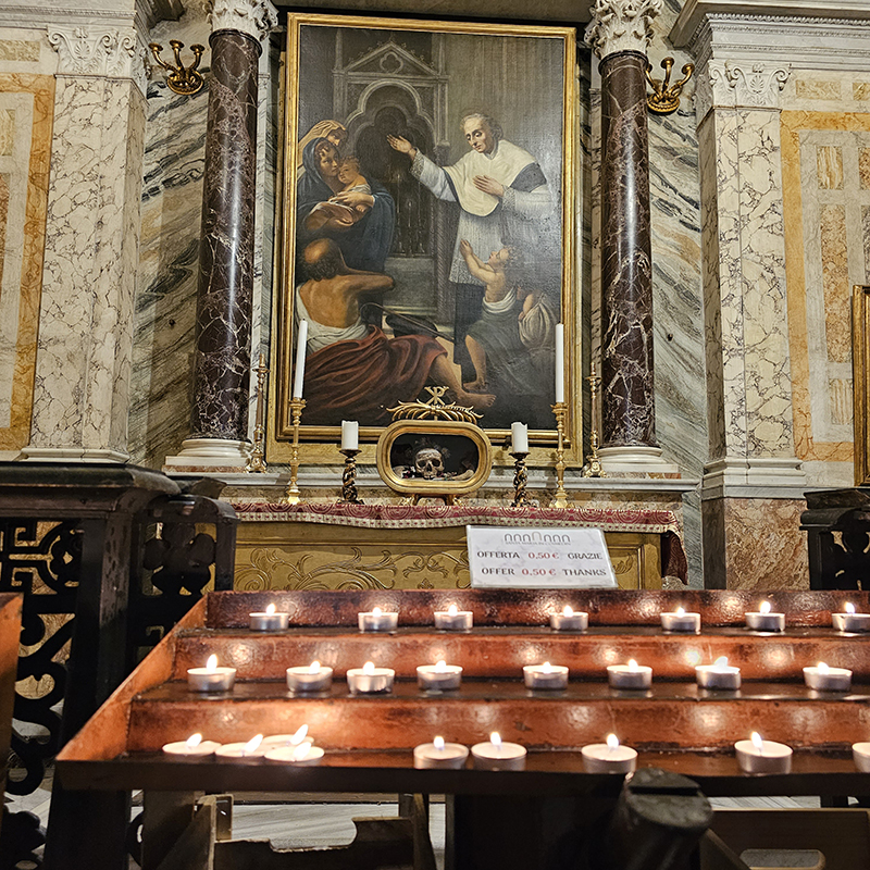 relique de saint valentin à Santa Maria in Cosmedin Rome insolite