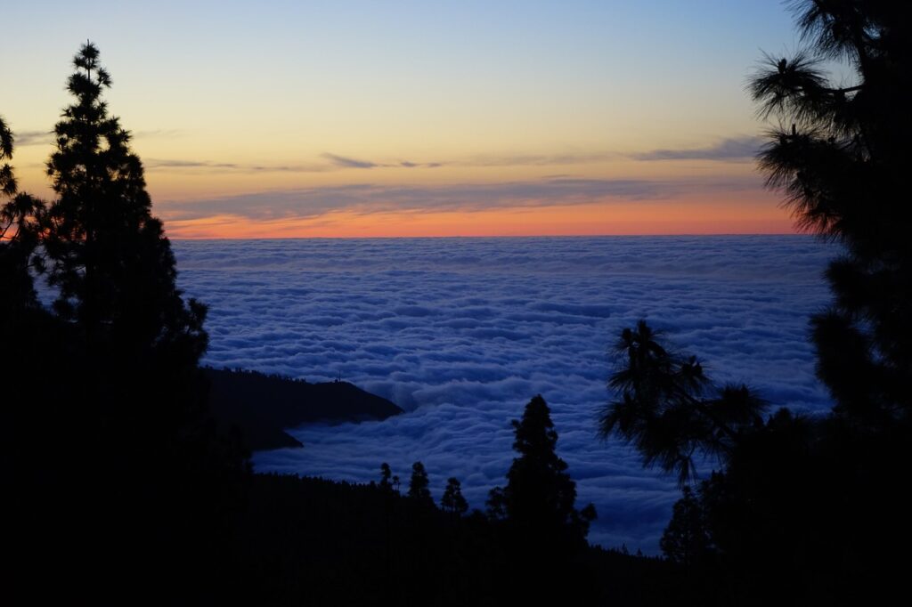 mer de nuage tenerife insolite