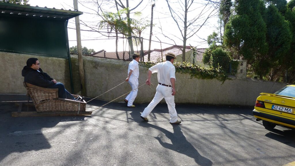 descente panier osier madere