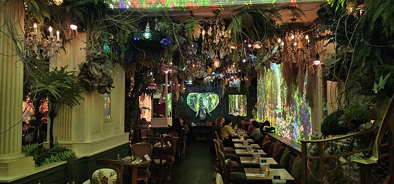 restaurant insolite paris jungle palace