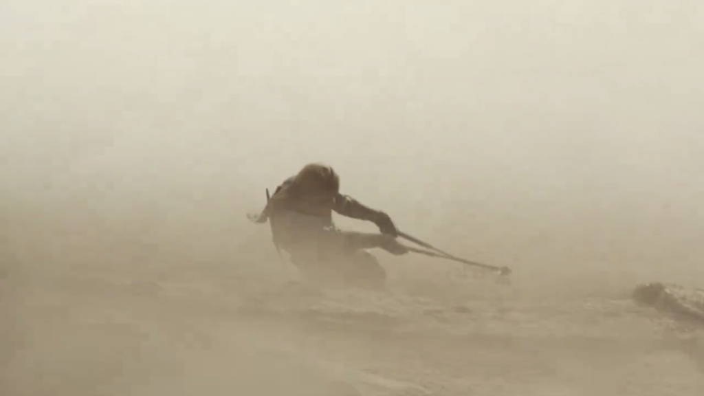 chevaucher un ver des sables