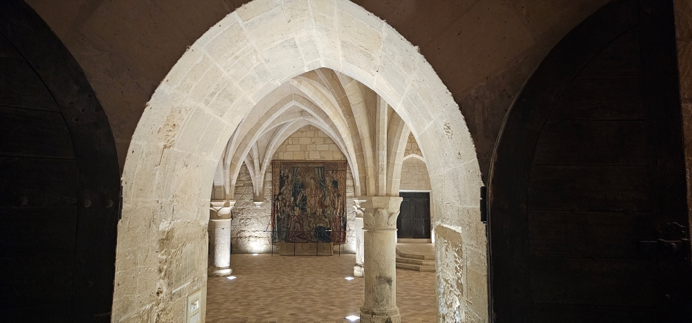 abbaye de royaumont la nuit