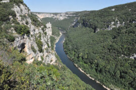 les gorges de l'Ardèche