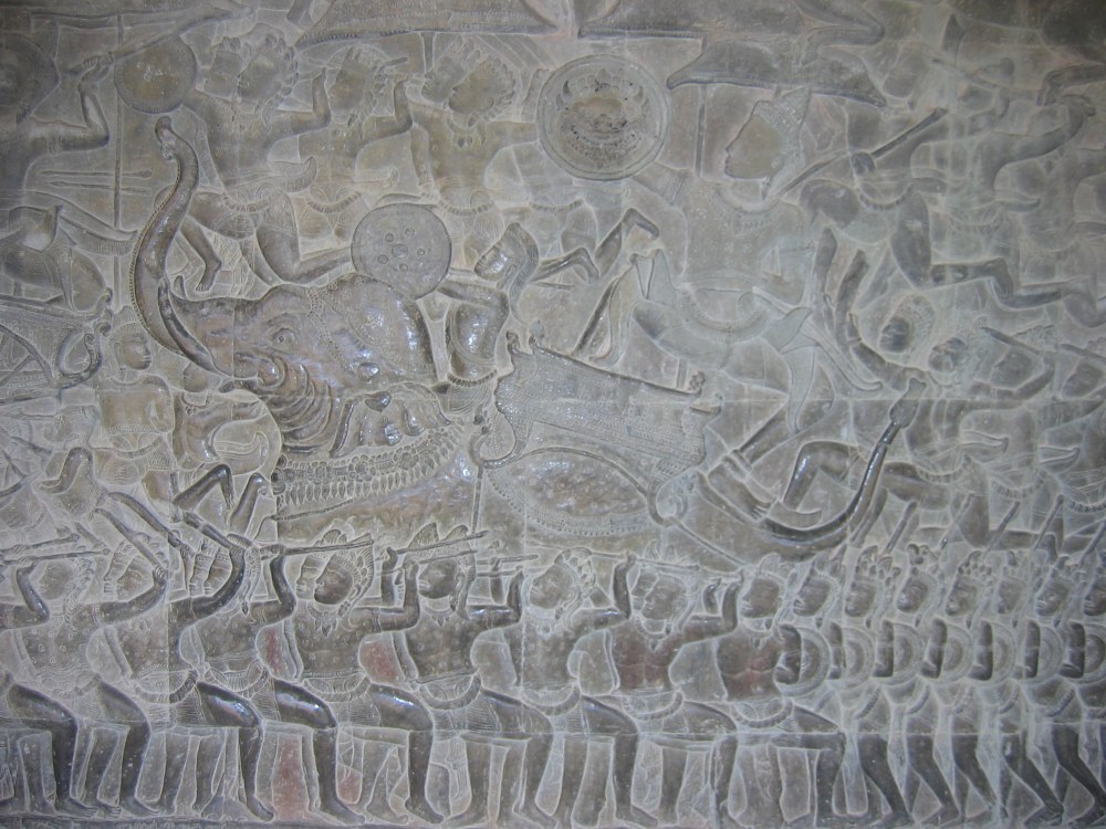 bas reliefs angkor