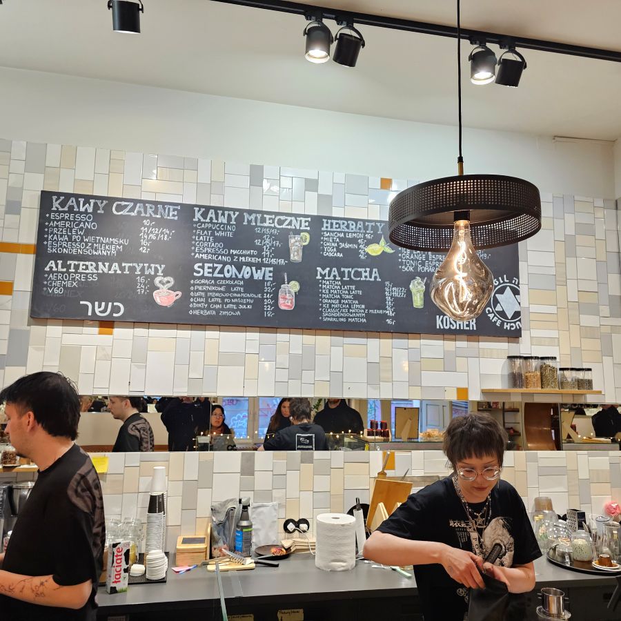 cracovie insolite quartier juif Café Hafuch