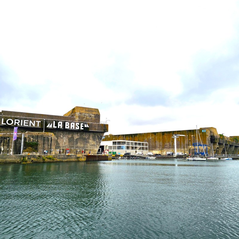 la base de sous-marin à Lorient K1 et K2