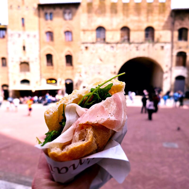 sandwich Vinaio di San Gimignano