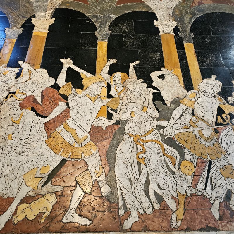 pavement marbre duomo sienne