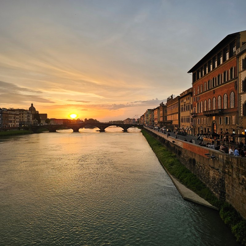 fleuve arno florence pont