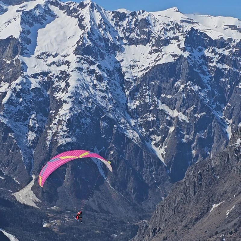 parapente aux 2 alpes